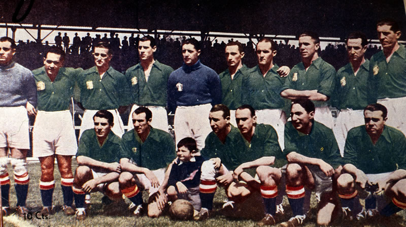Selección del País Vasco que vino a México debido a la Guerra Civil Española
